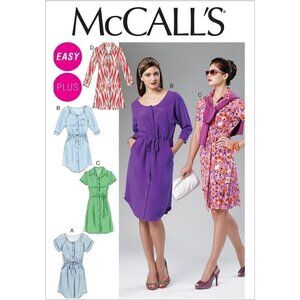 McCall's‎ Sewing Pattern 6520 Misses Dress Belt Size 8-16